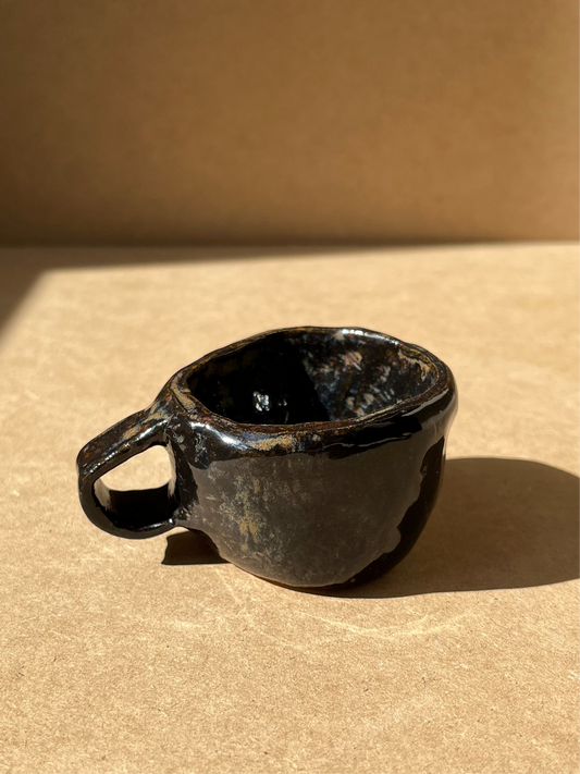 Rustic Tiger Eye Espresso Cup