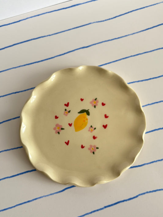 Lemons Jewelry Dish