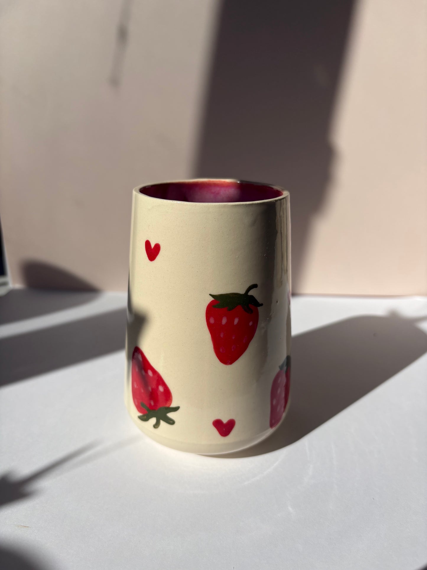 Strawberry Tumbler Cup