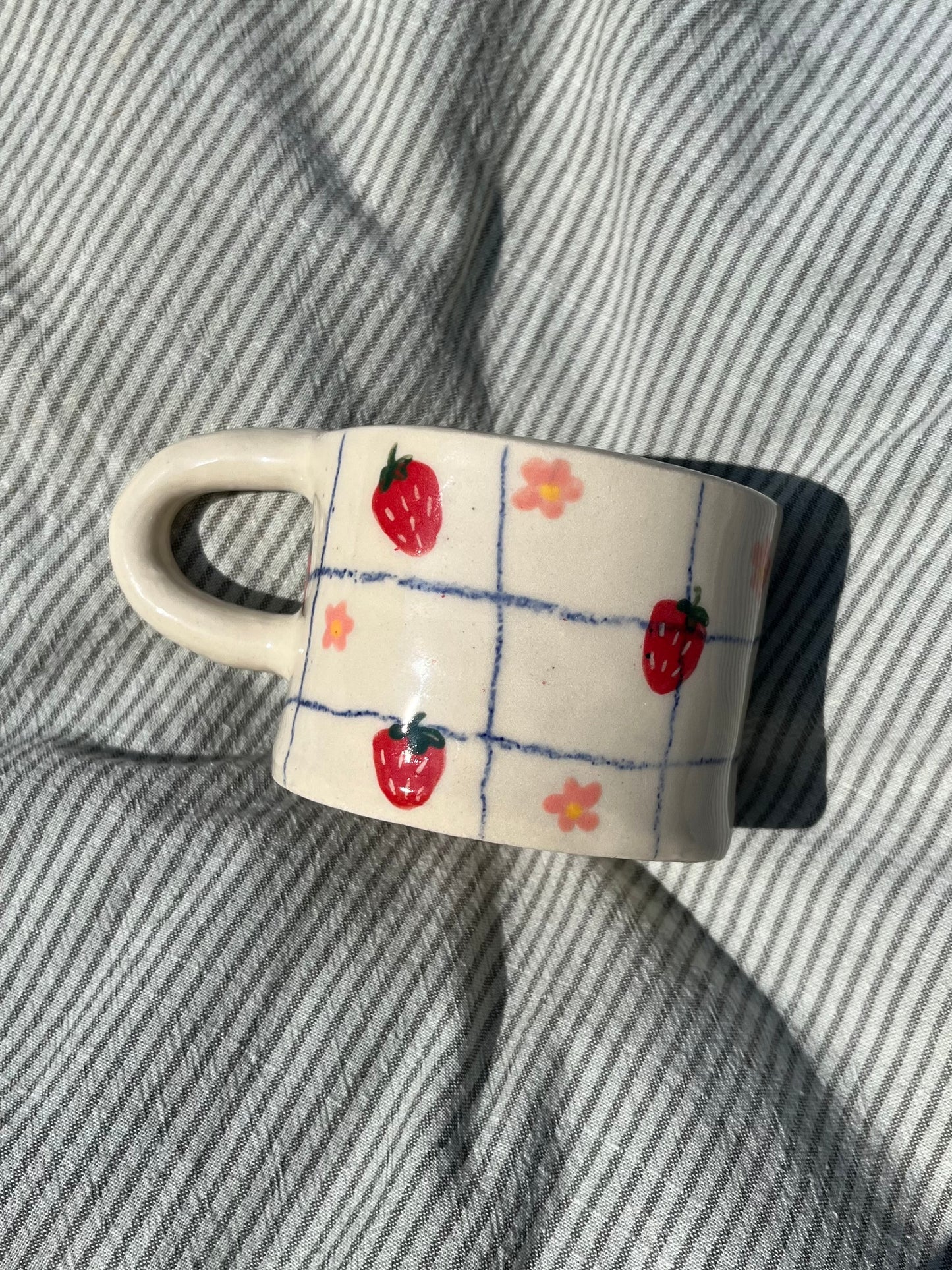 Strawberry Stripes Mug