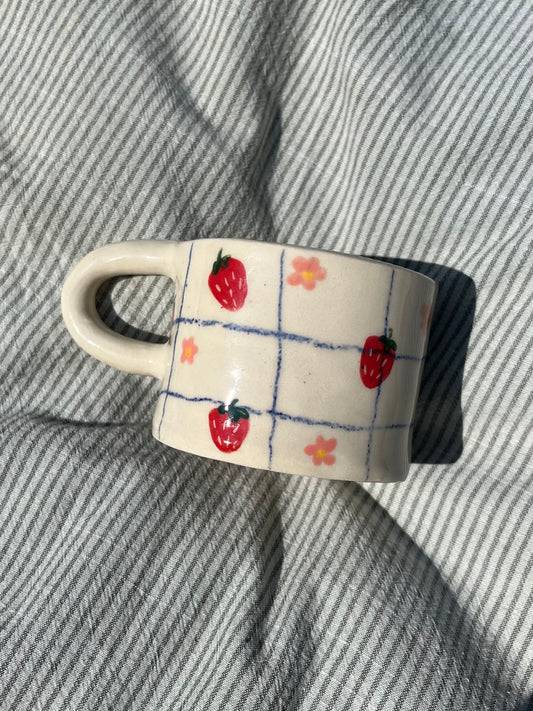 Strawberry Stripes Mug