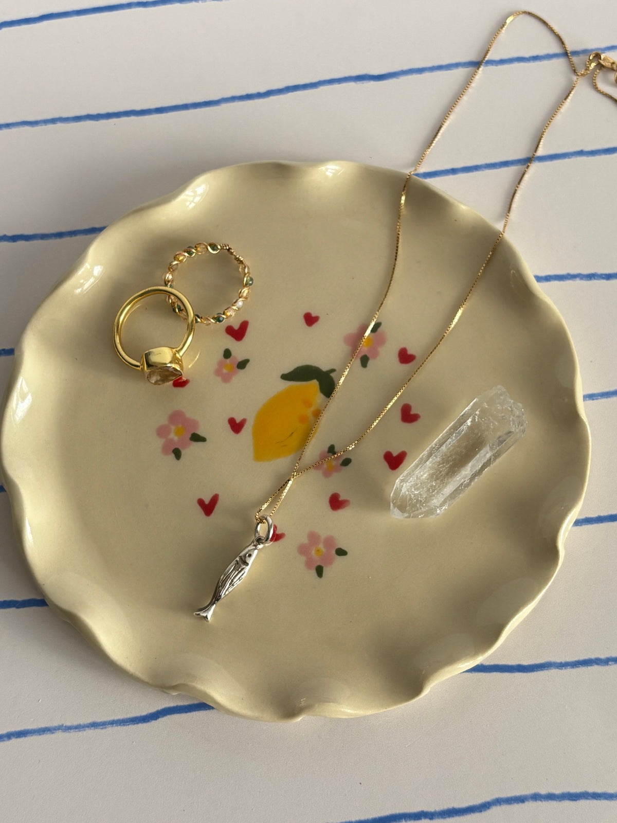Lemons Jewelry Dish