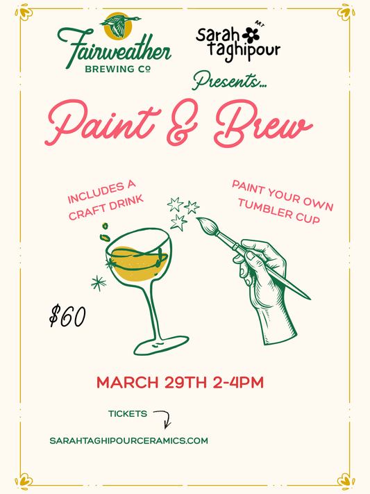Paint & Brew at Fairweather Brewery