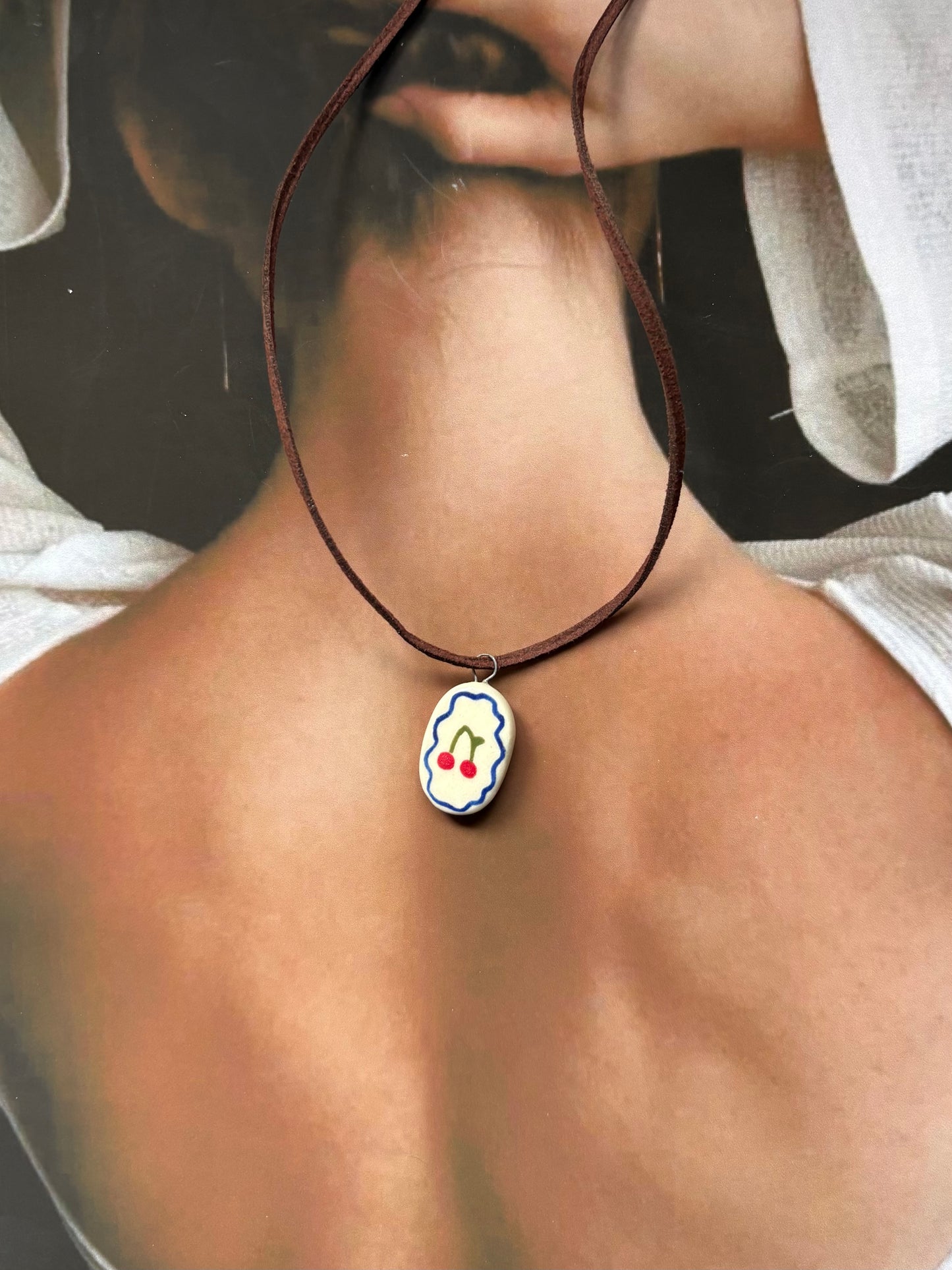 Hand Painted Charm Necklace