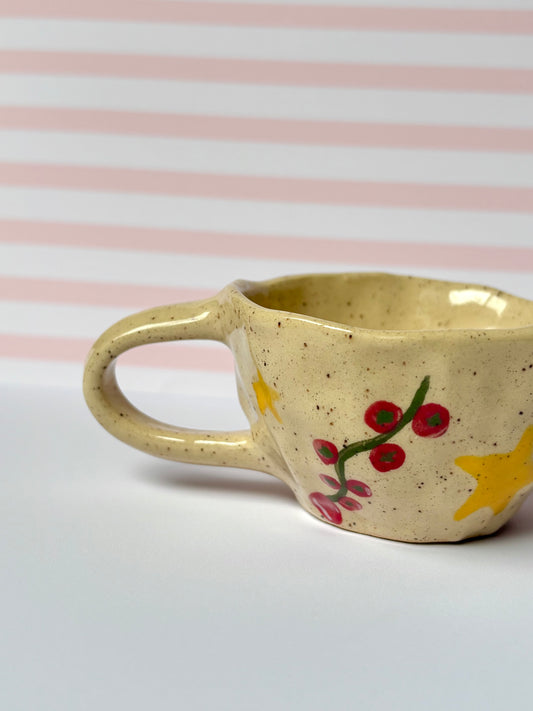 Tomatoes & Stars Espresso Cup