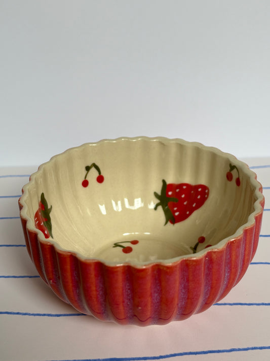 Strawberry & Cherries Breakfast Bowl