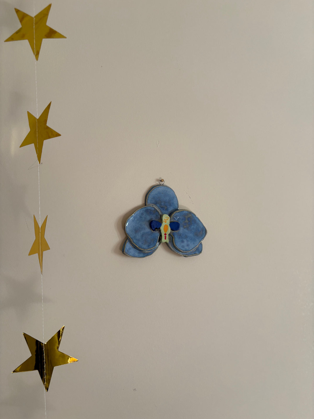 Wall Orchid Sculpture