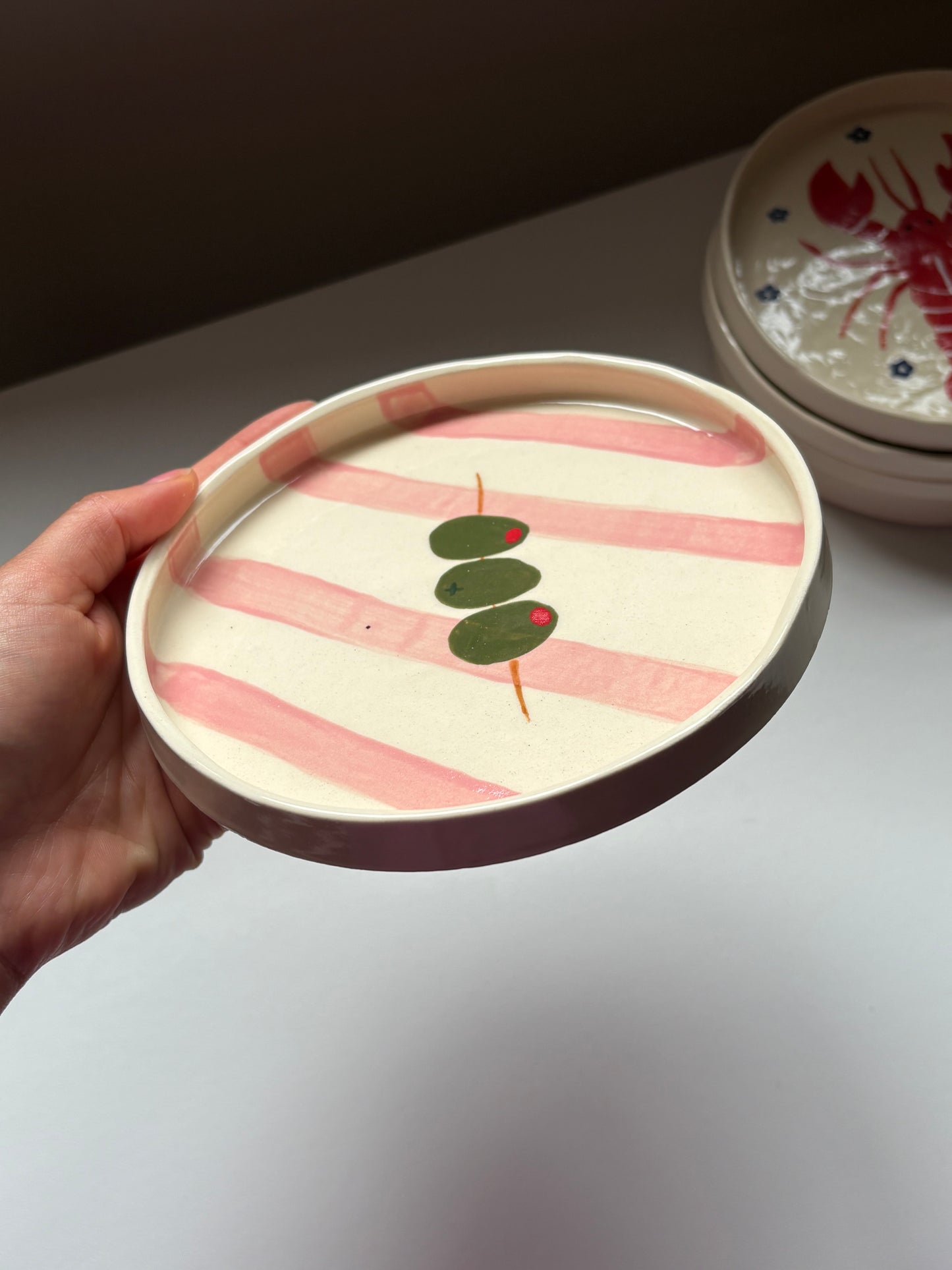 Olives & Stripes Plate