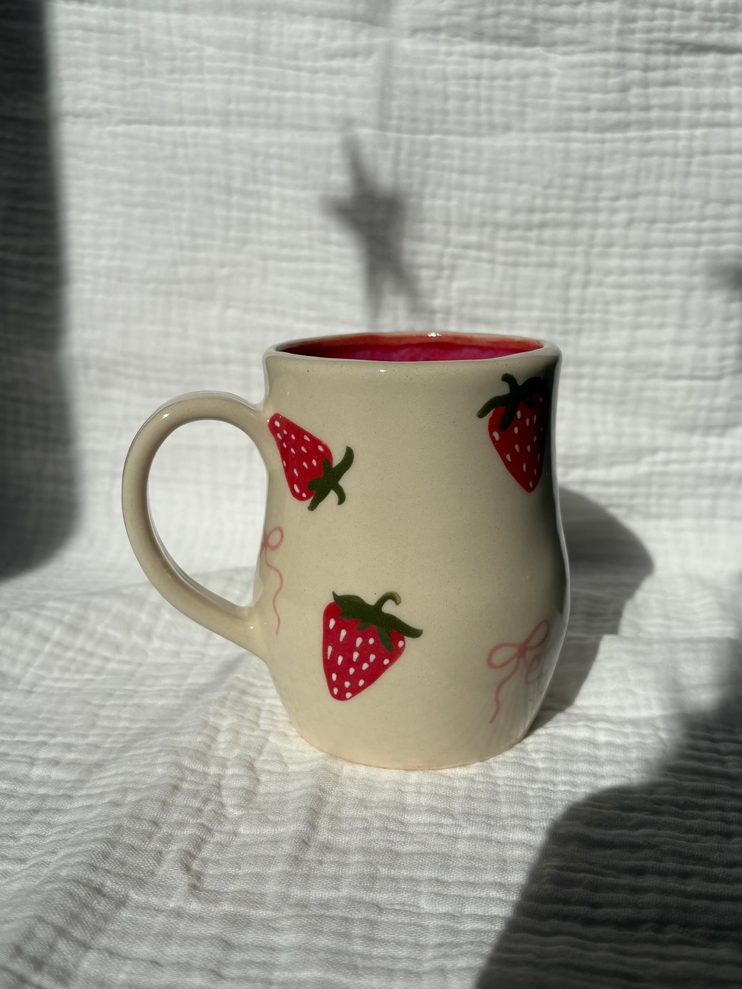 Strawberry & Bows Mug
