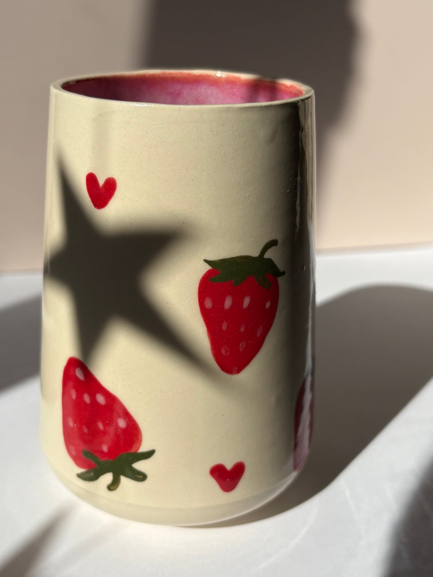 Strawberry Tumbler Cup