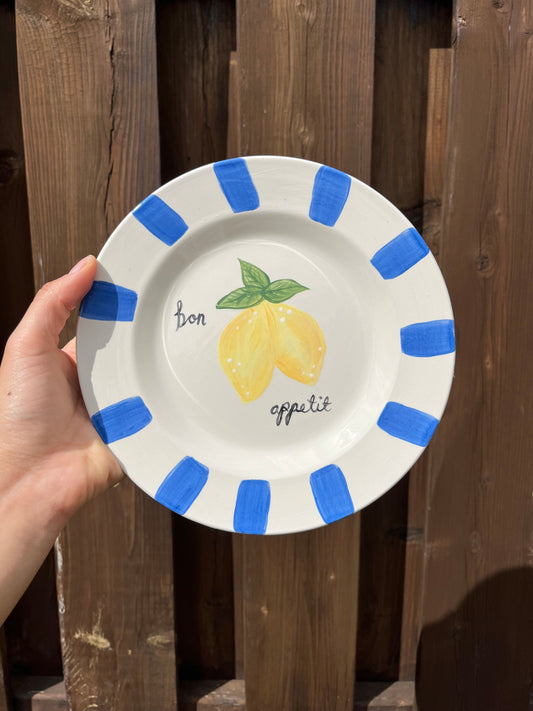 Lemon Bon Appetit Plate