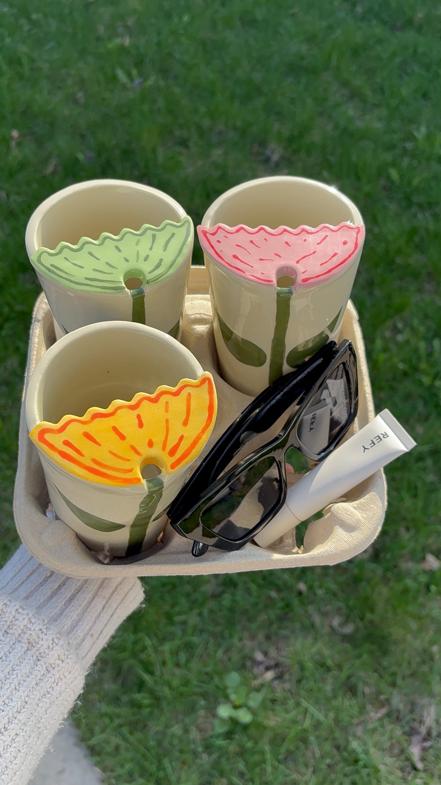 Flower To-Go Cups