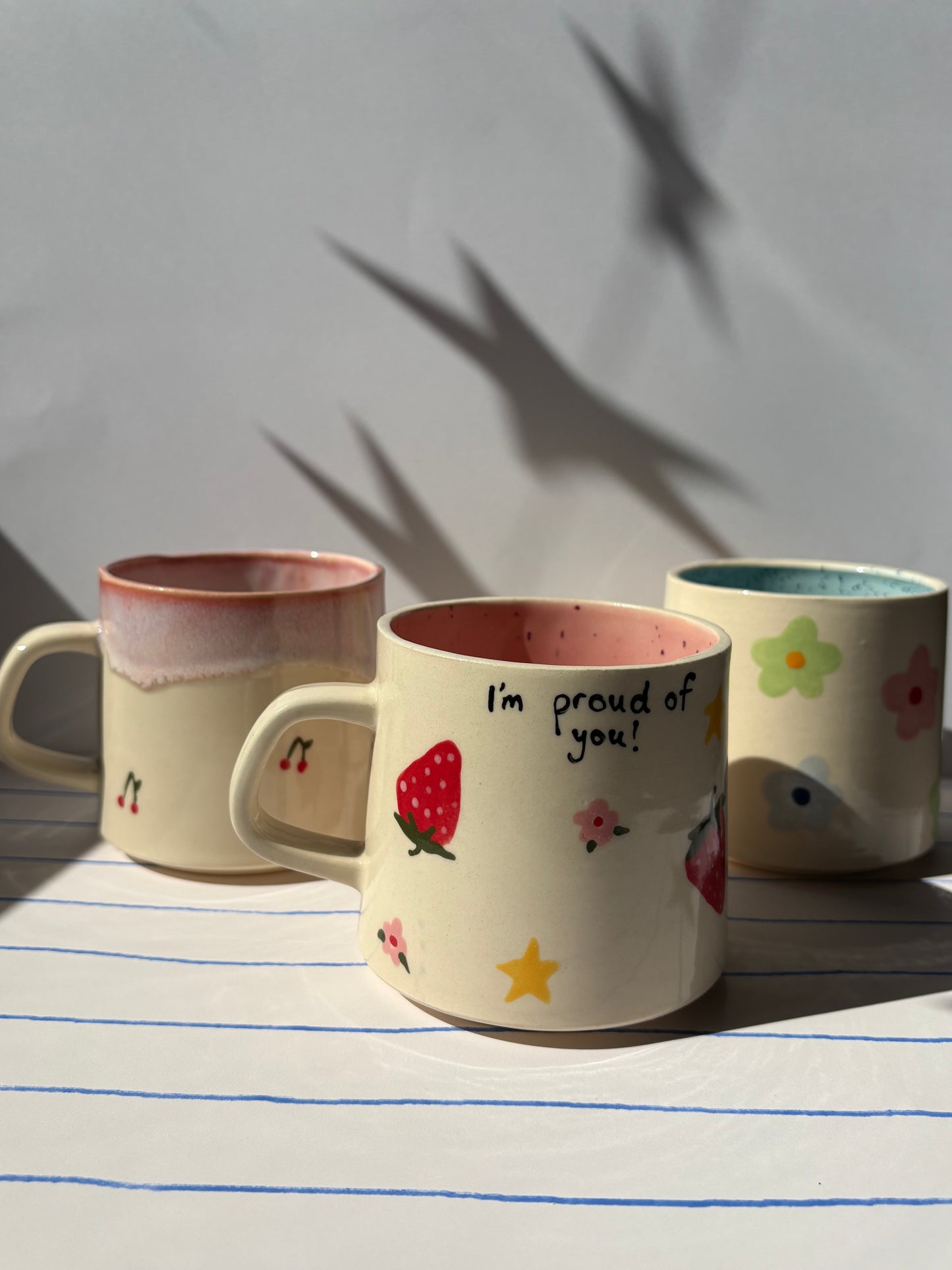 Strawberry “I’m Proud of You” Mug