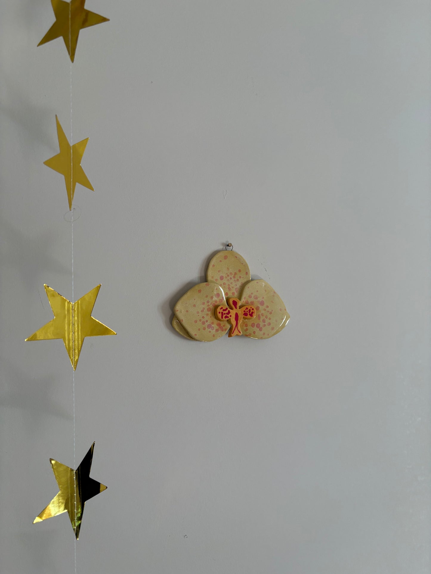 Wall Orchid Sculpture