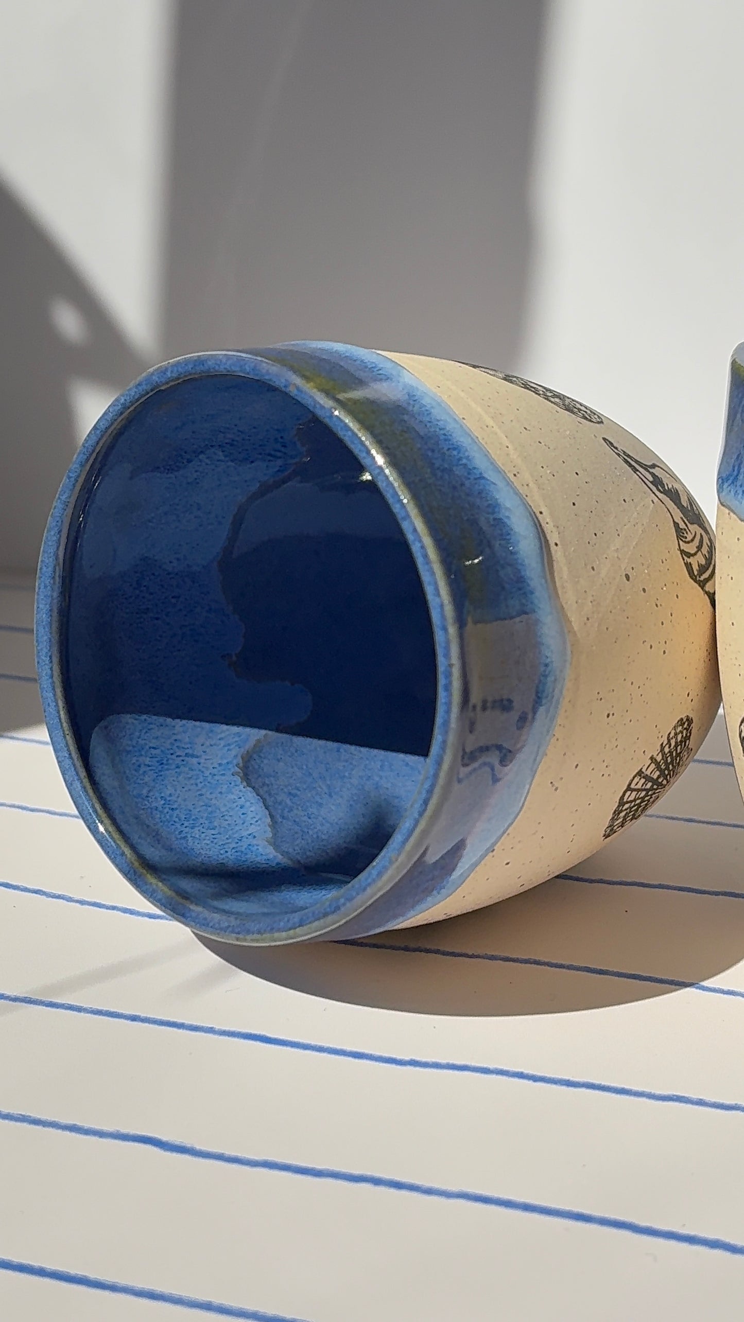 Speckled Seashell Tumbler Cup