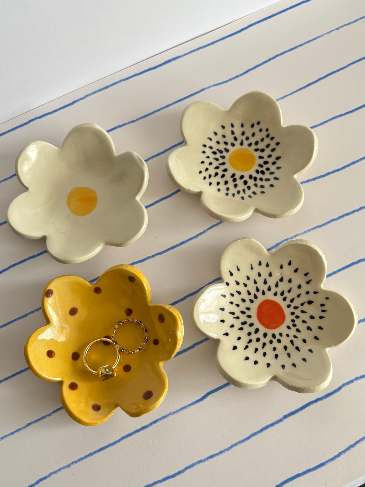 Flower Ring Jewelry Dish