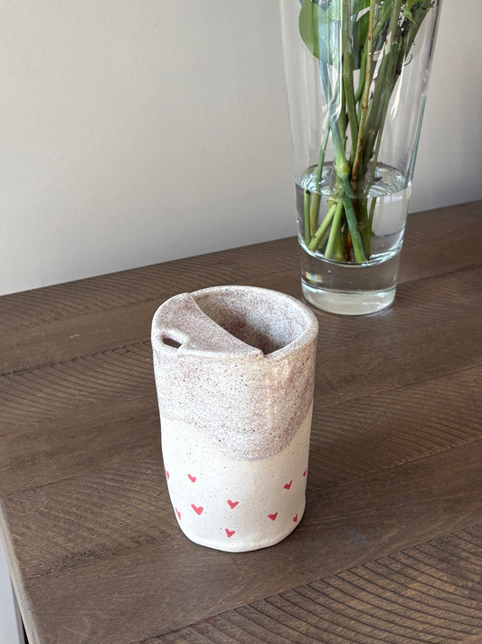 Cozy Hearts To-Go Cup