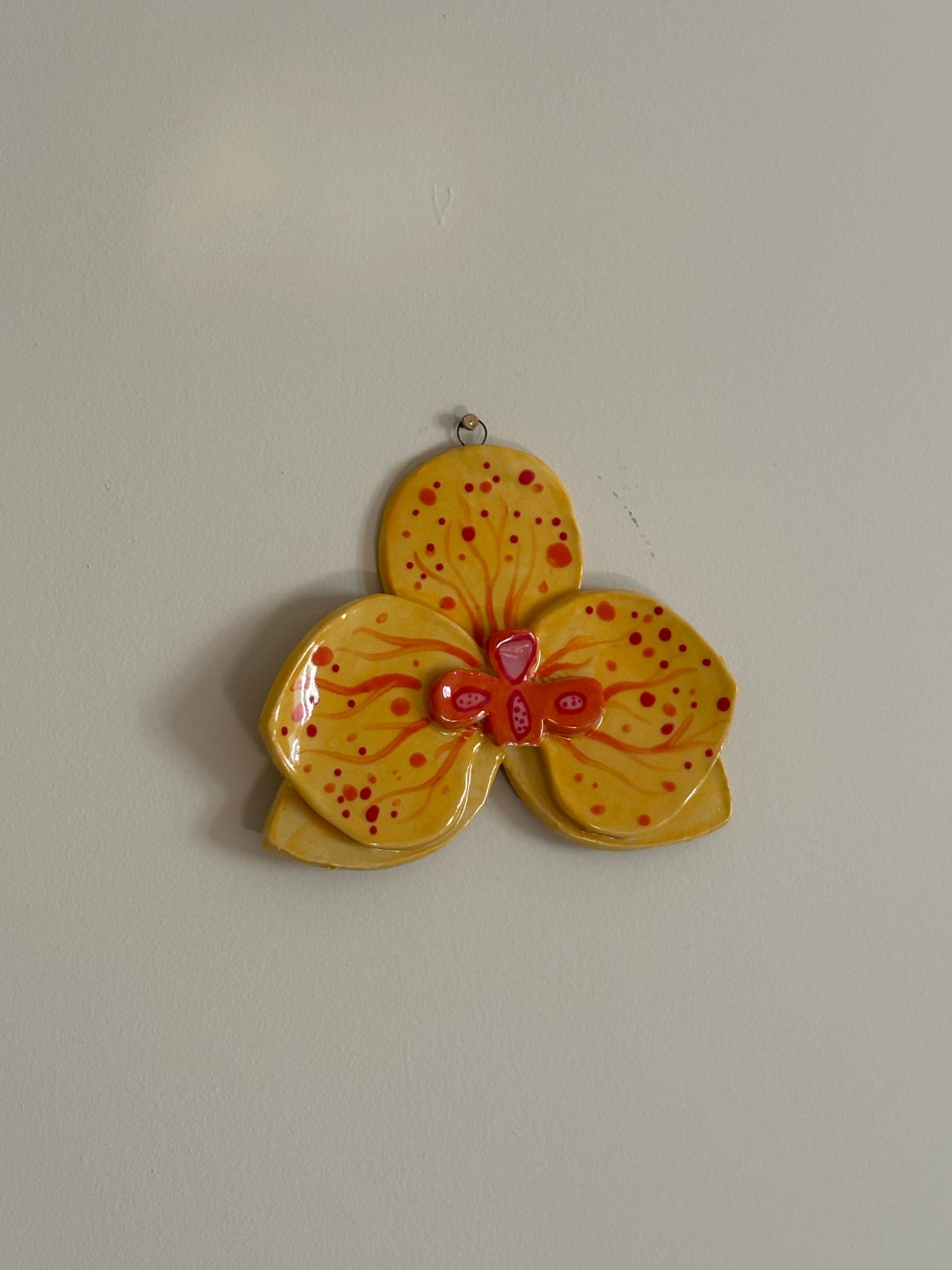 Wall Orchid Sculpture