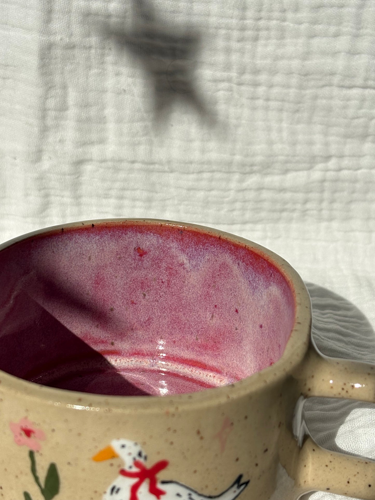 Goose & Flower Mug
