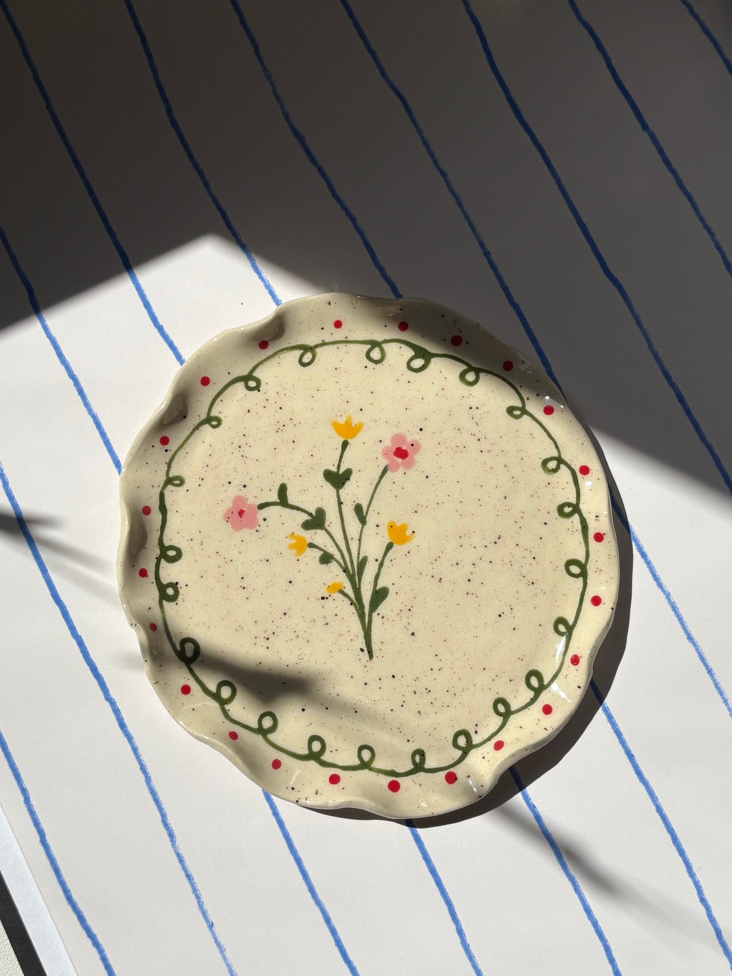 Flower Bouquet Jewelry Dish