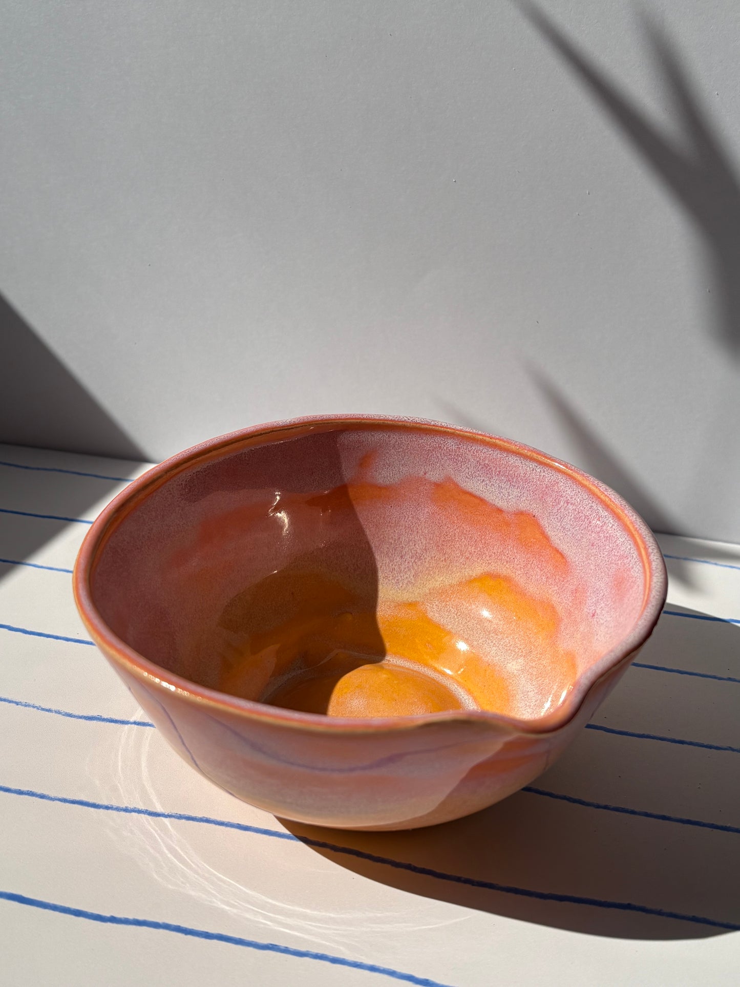Peachy Glow Matcha Bowl