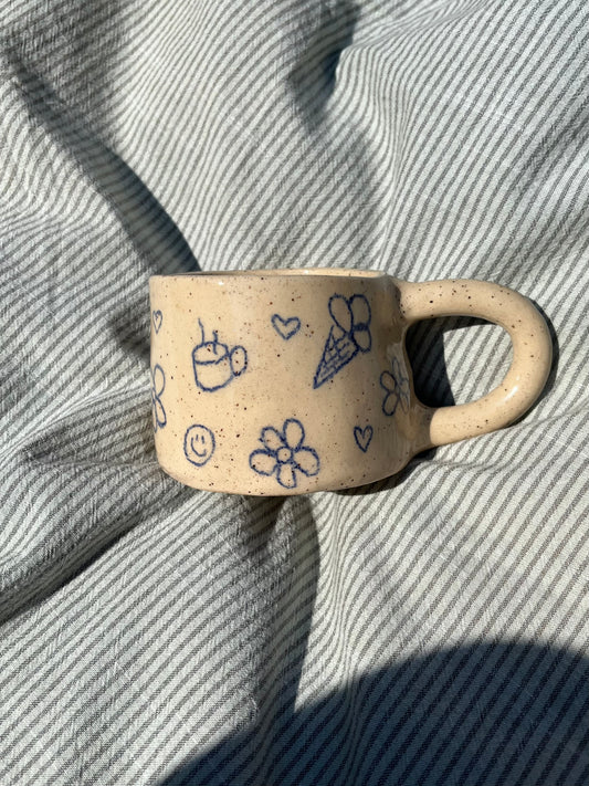 Crayon Doodle Mug