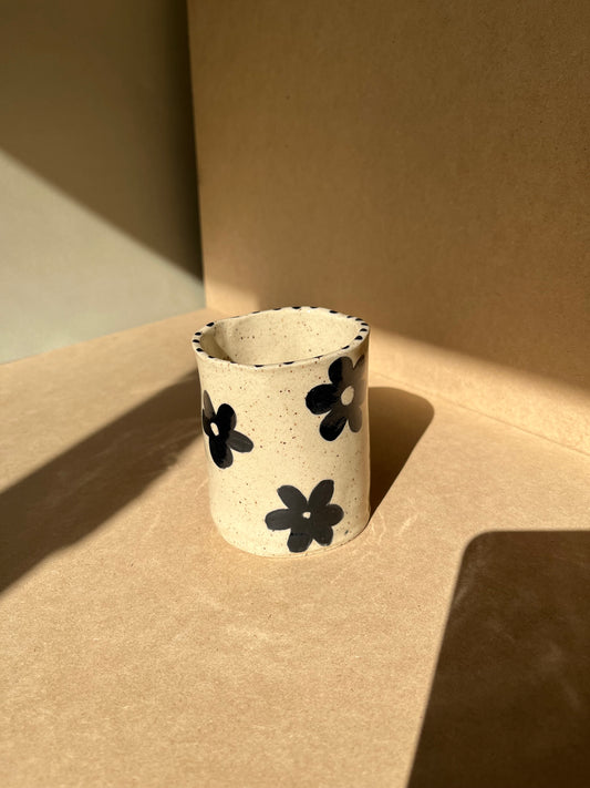 Flower Handmade Thumbprint Cup