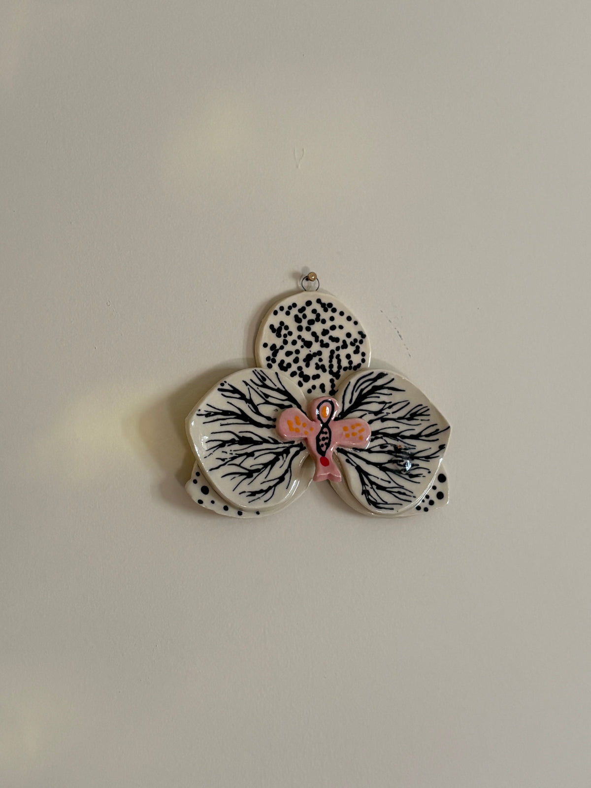 Wall Orchid Sculpture