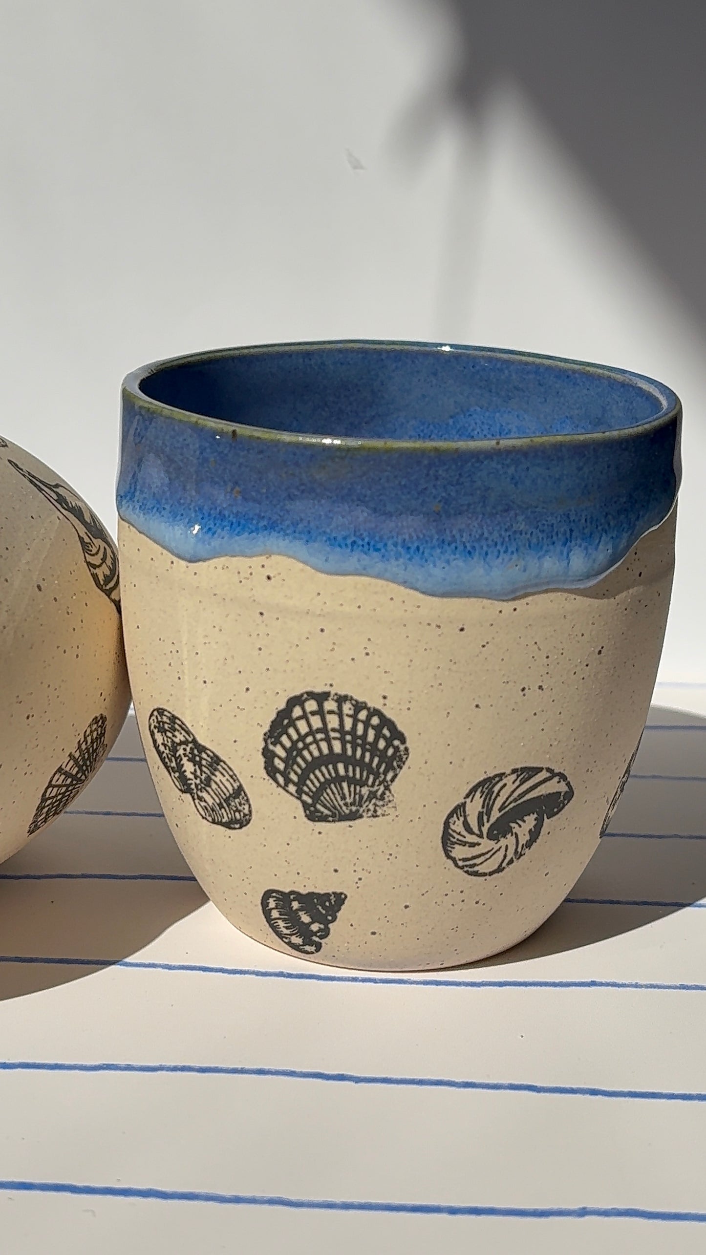 Speckled Seashell Tumbler Cup