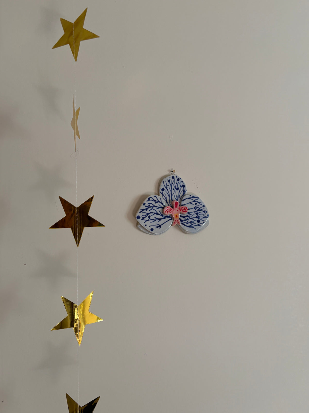 Wall Orchid Sculpture