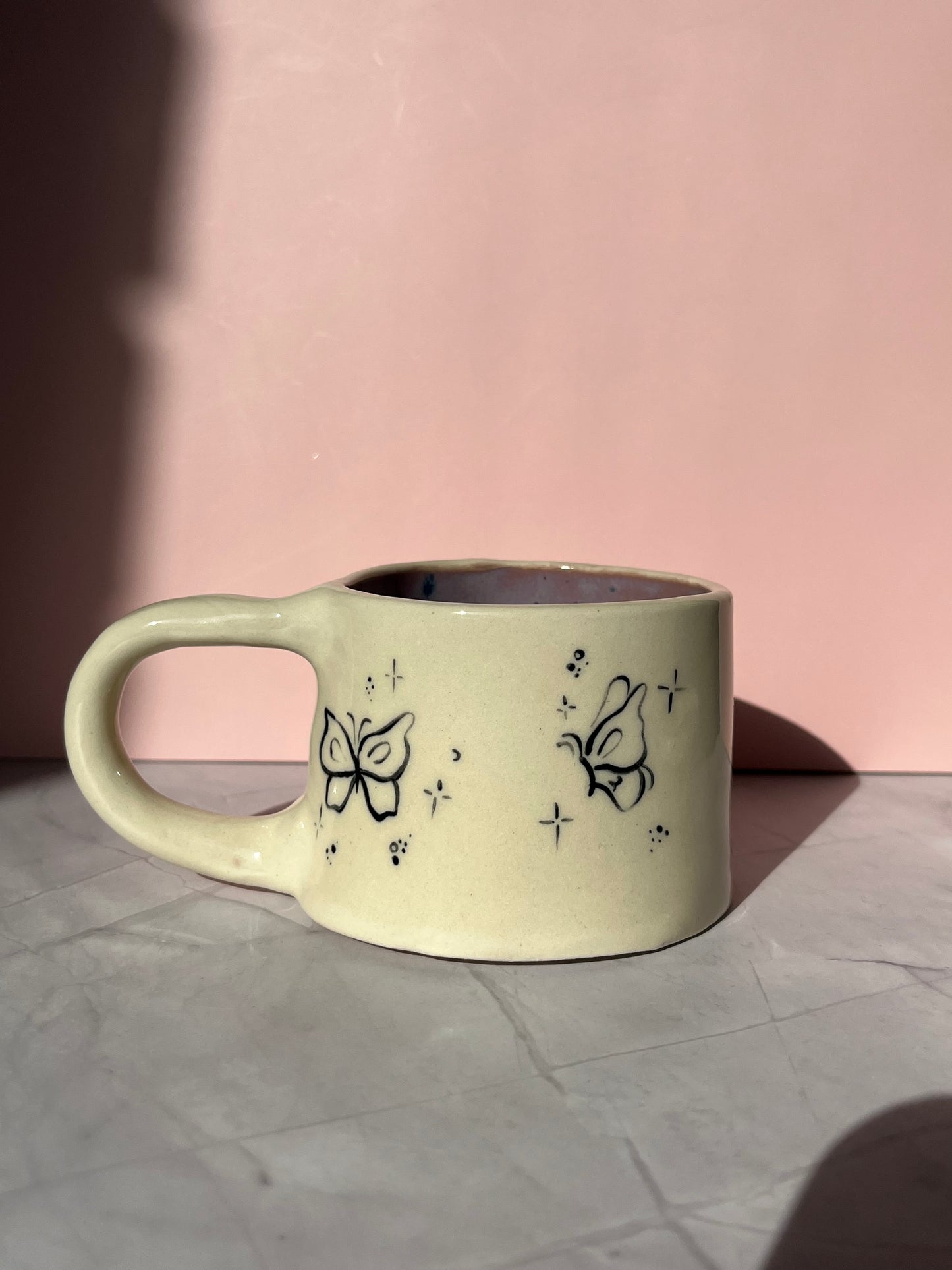 Butterfly Handmade Ceramic Mug