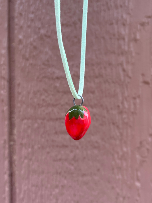 Strawberry necklace
