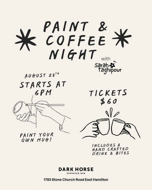 Paint & Coffee Night at Dark Horse Espresso Bar