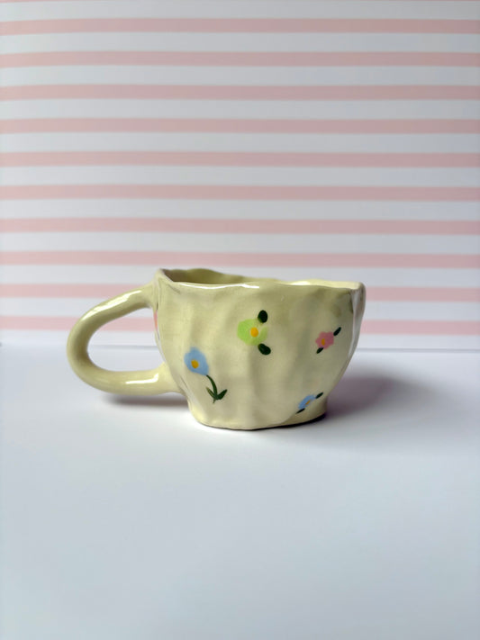 Pastel Spring Flowers Mug