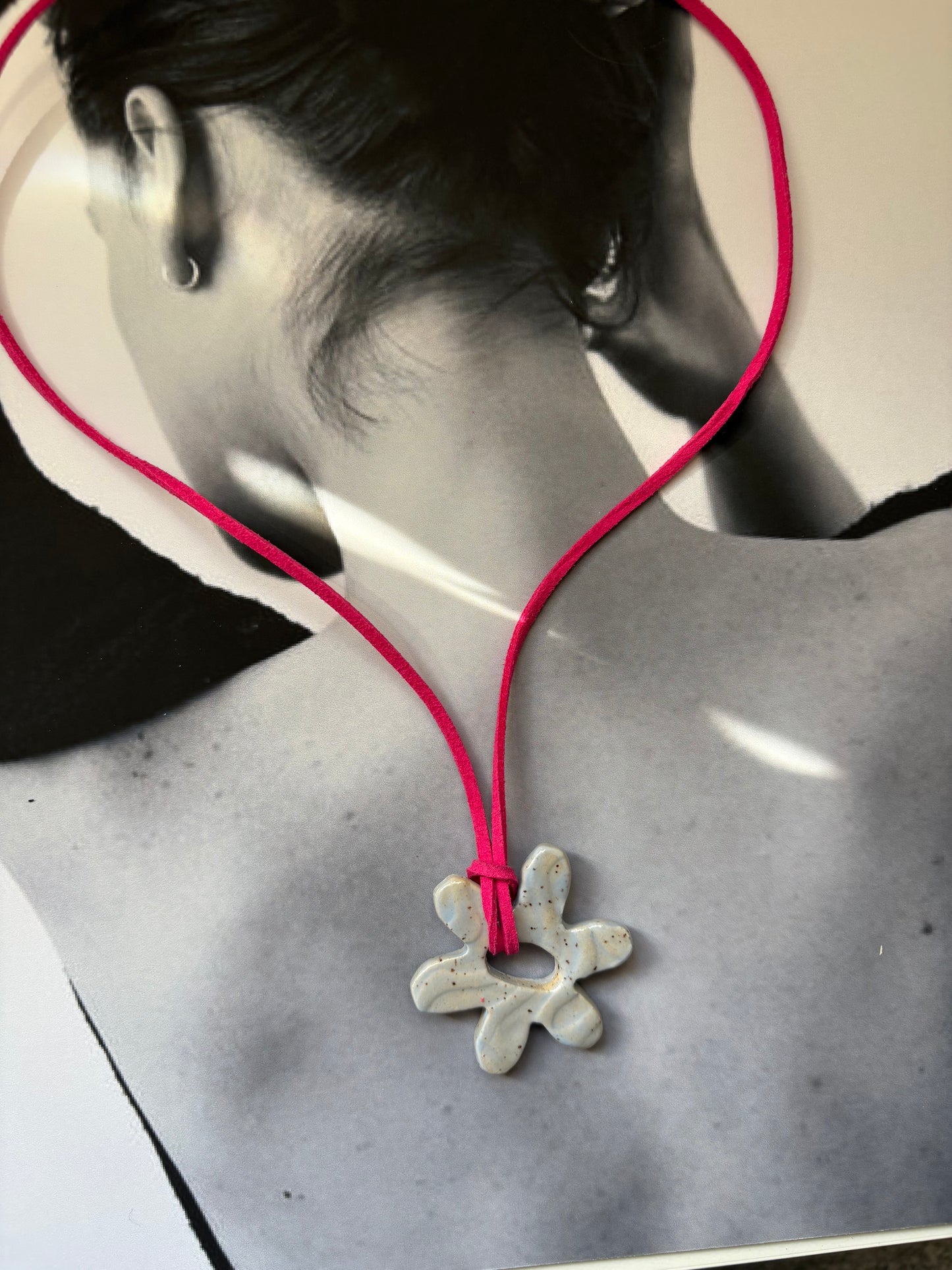 Baby Blue Flower Necklace