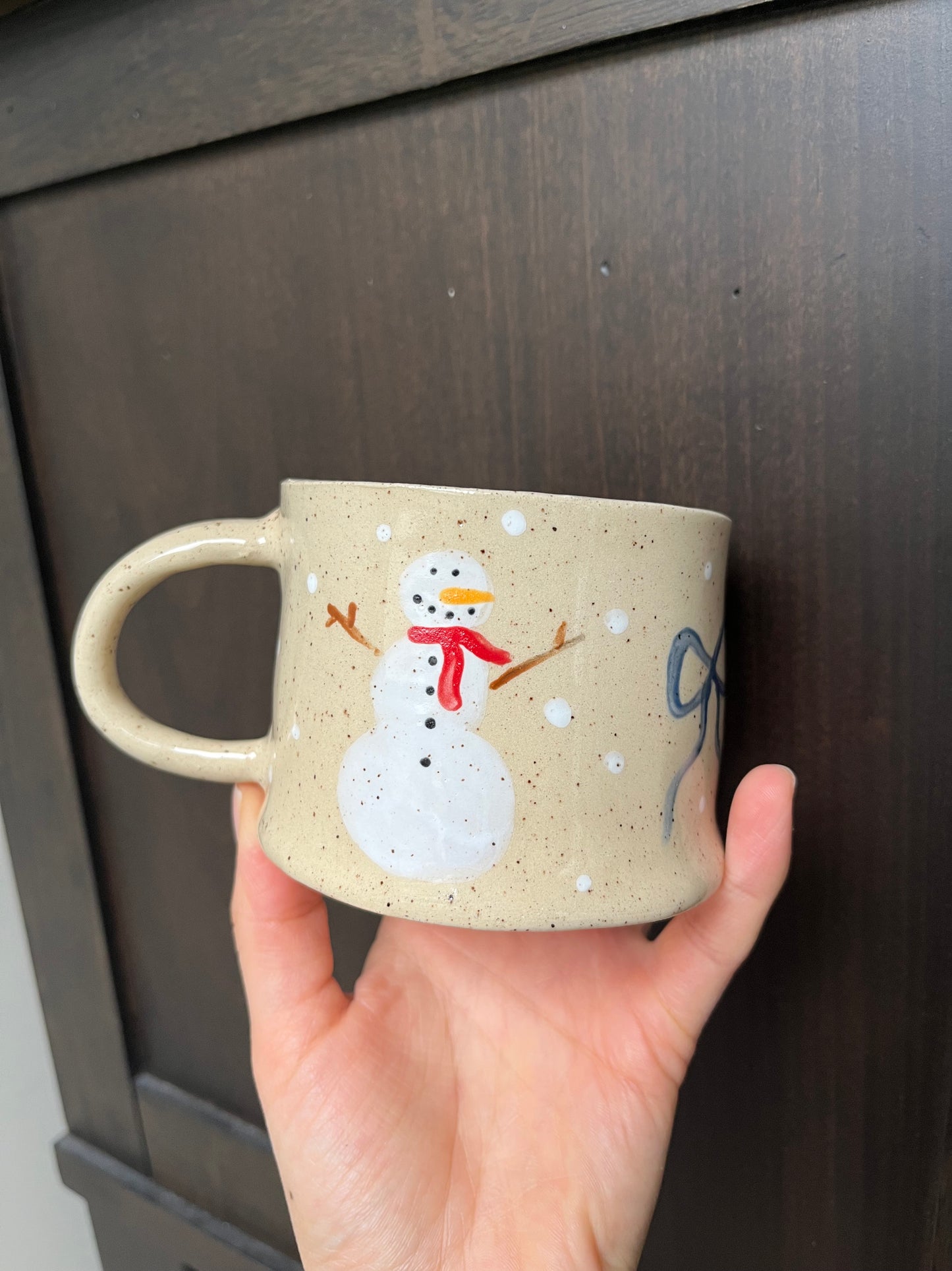 Snowman & Bows Mug