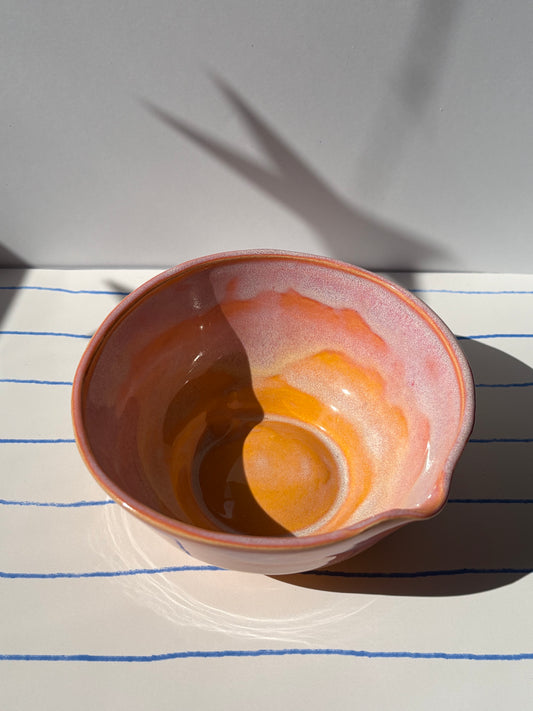 Peachy Glow Matcha Bowl