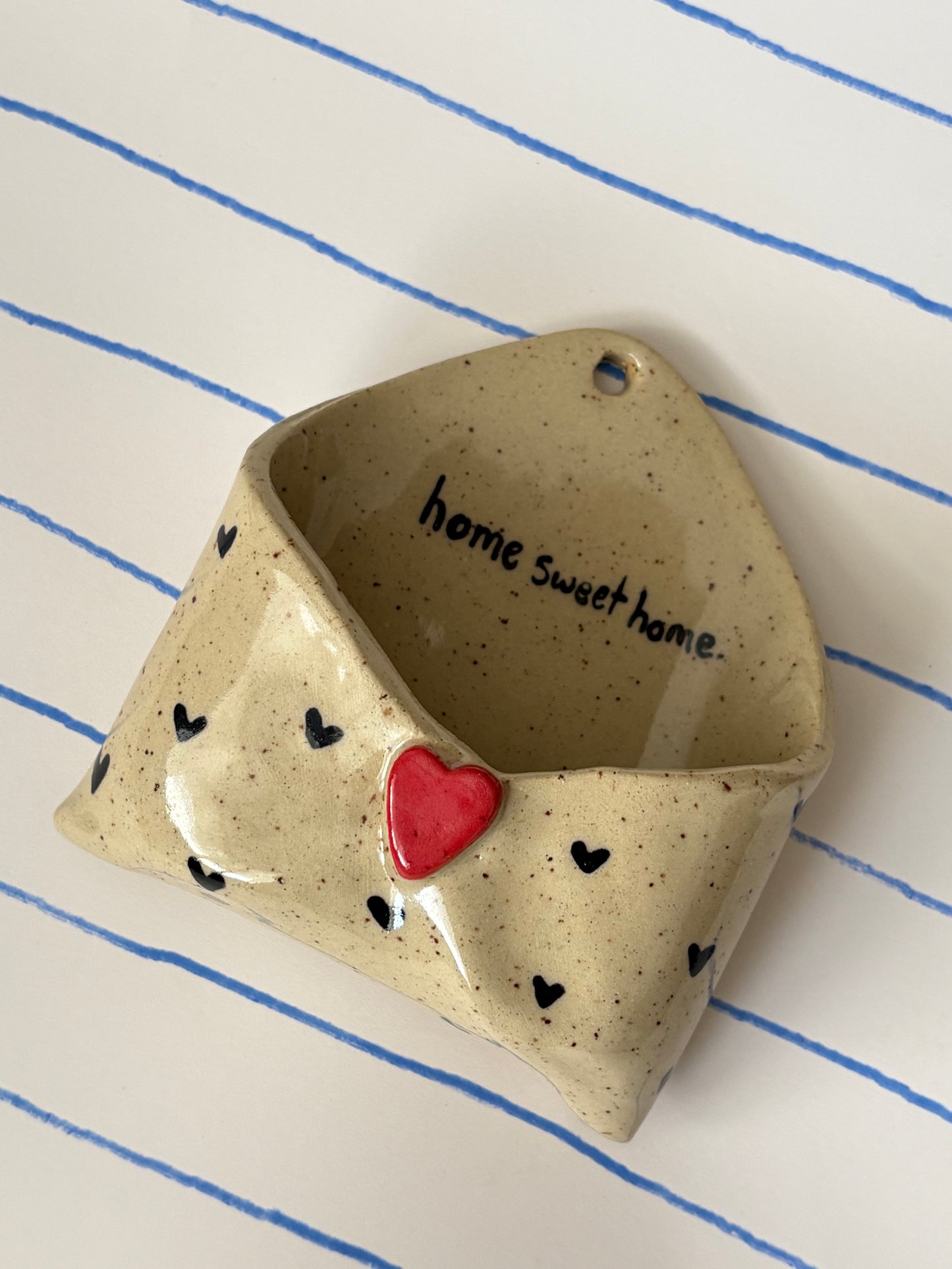 Home Sweet Home Ceramic Wall Envelope