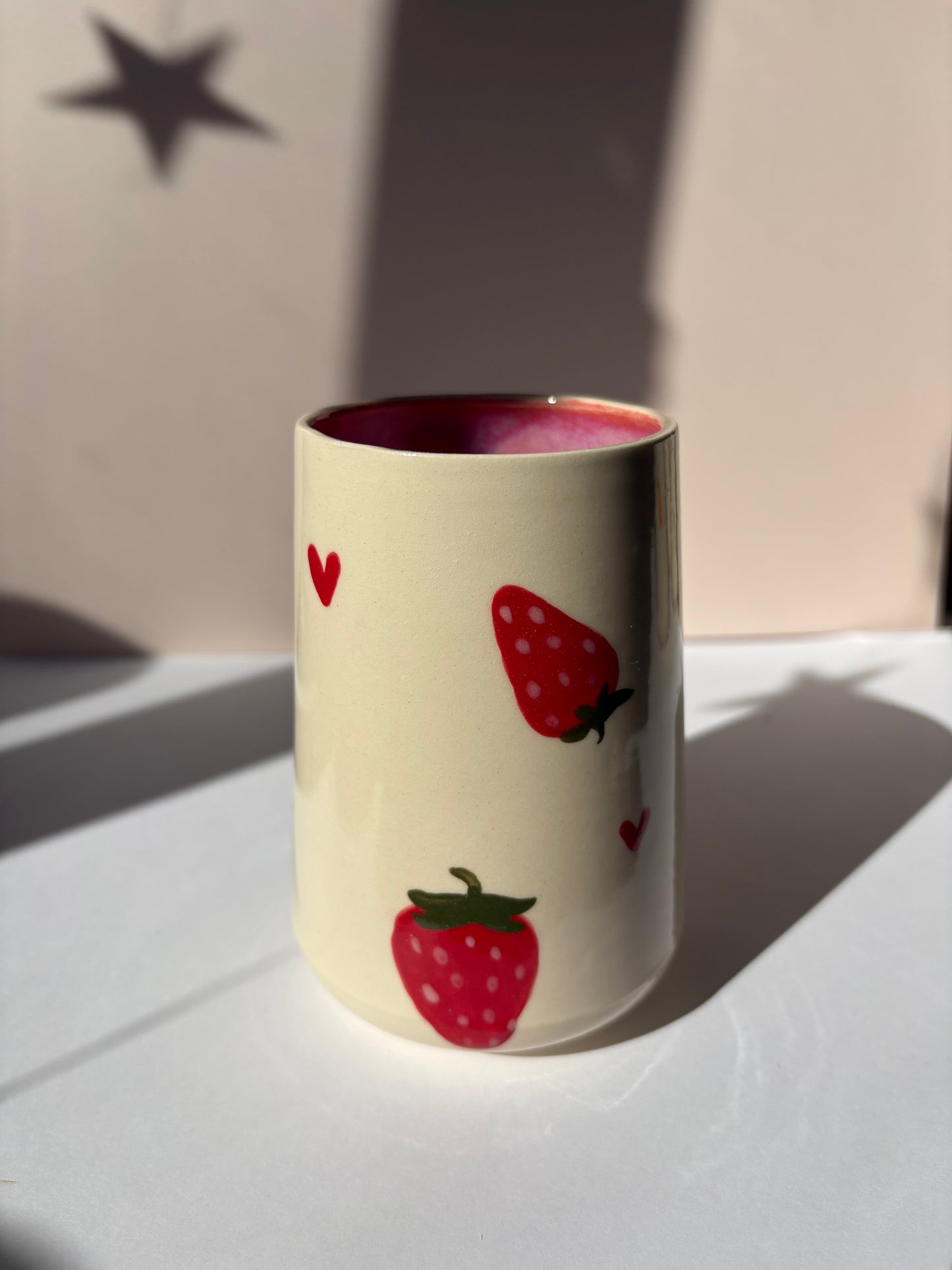 Strawberry Tumbler Cup