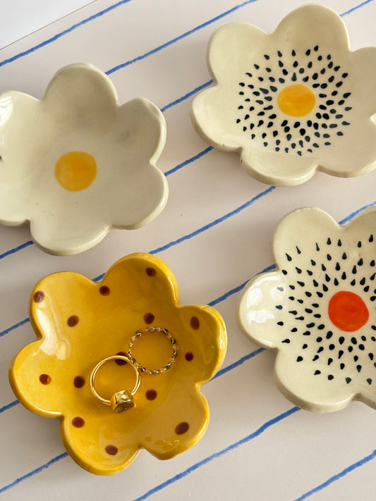 Flower Ring Jewelry Dish