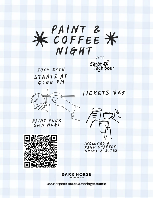 Paint & Coffee Night at Cambridge Dark Horse Espresso Bar
