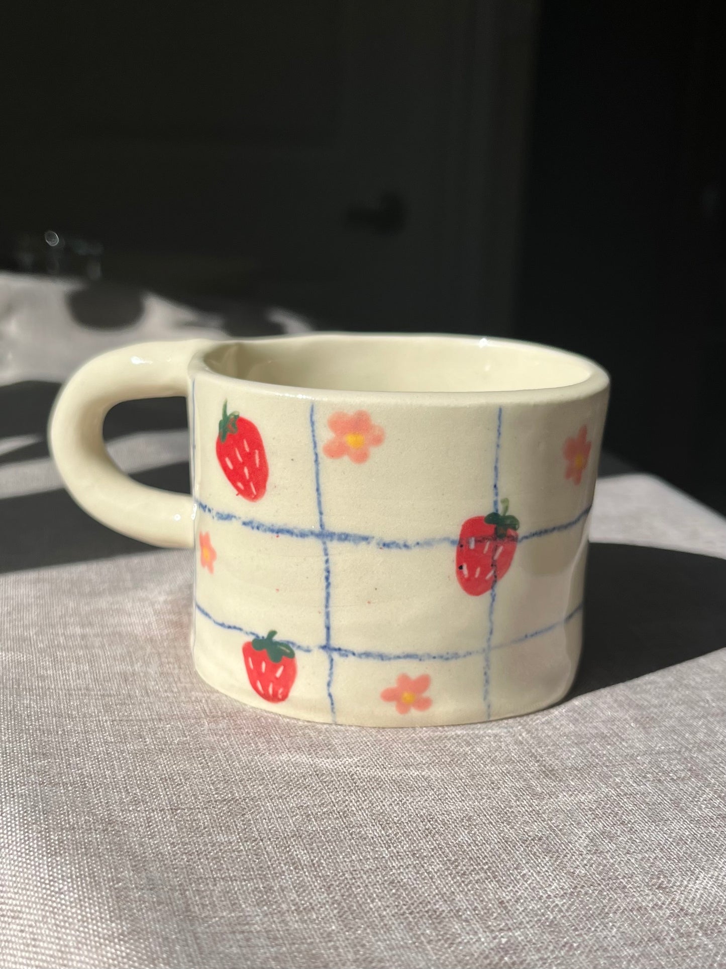 Strawberry Stripes Mug