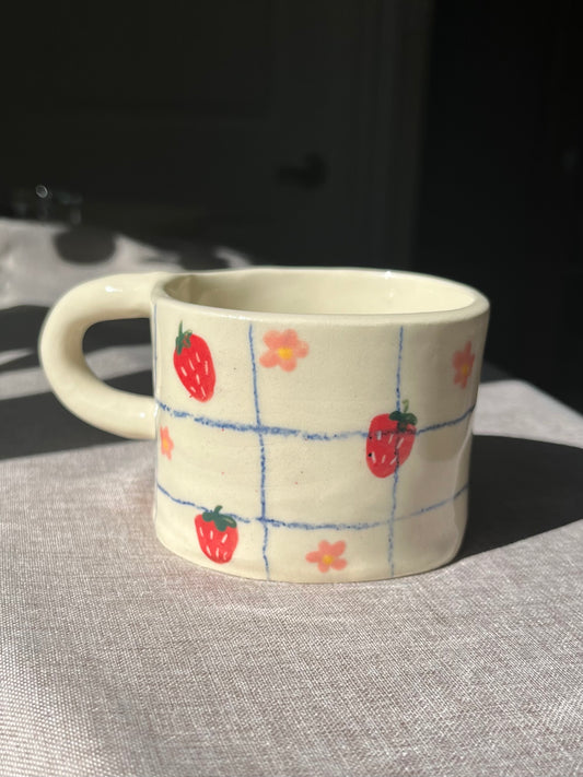Strawberry Stripes Mug