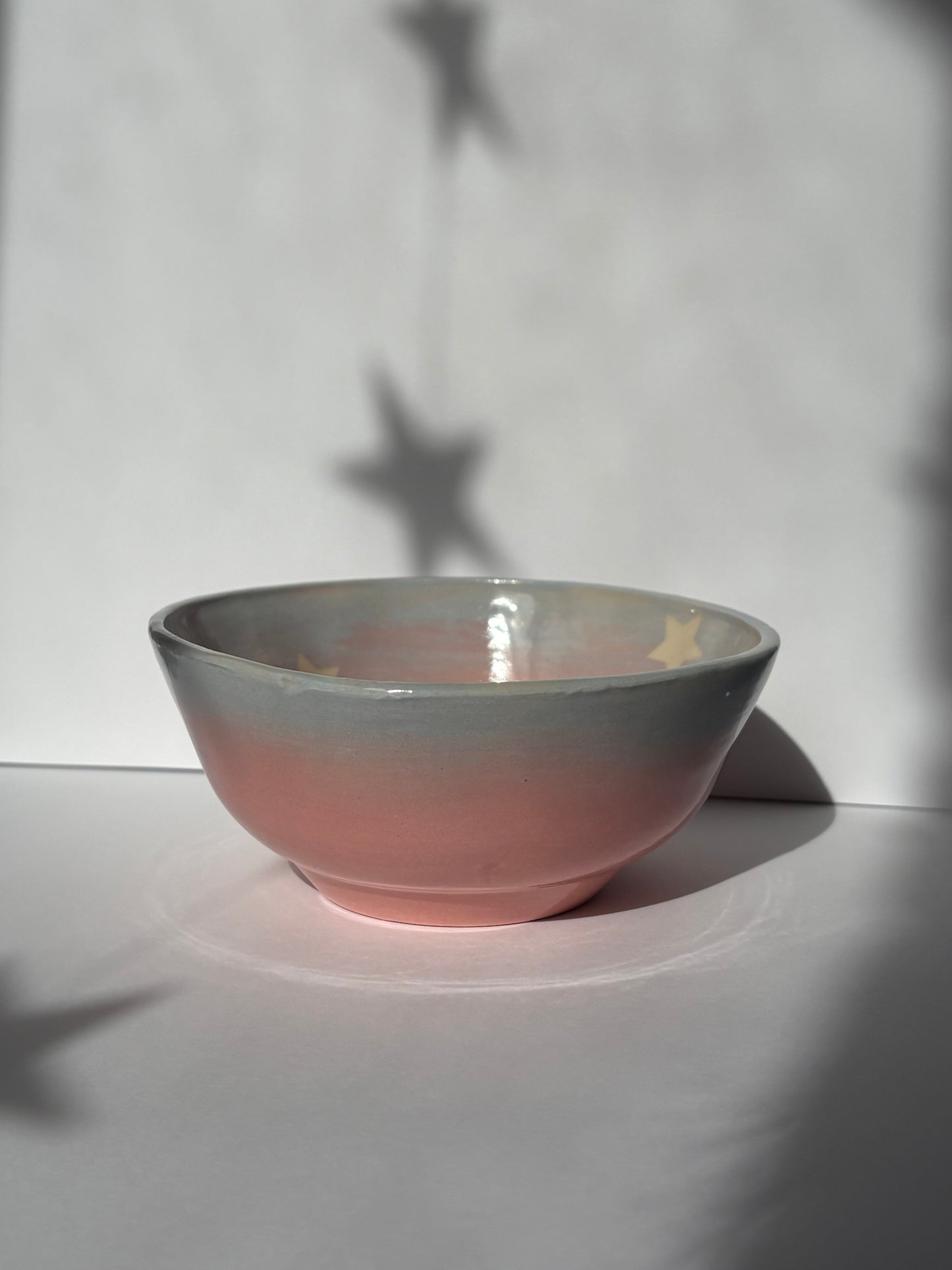 Cotton Candy Stars Dessert Bowl