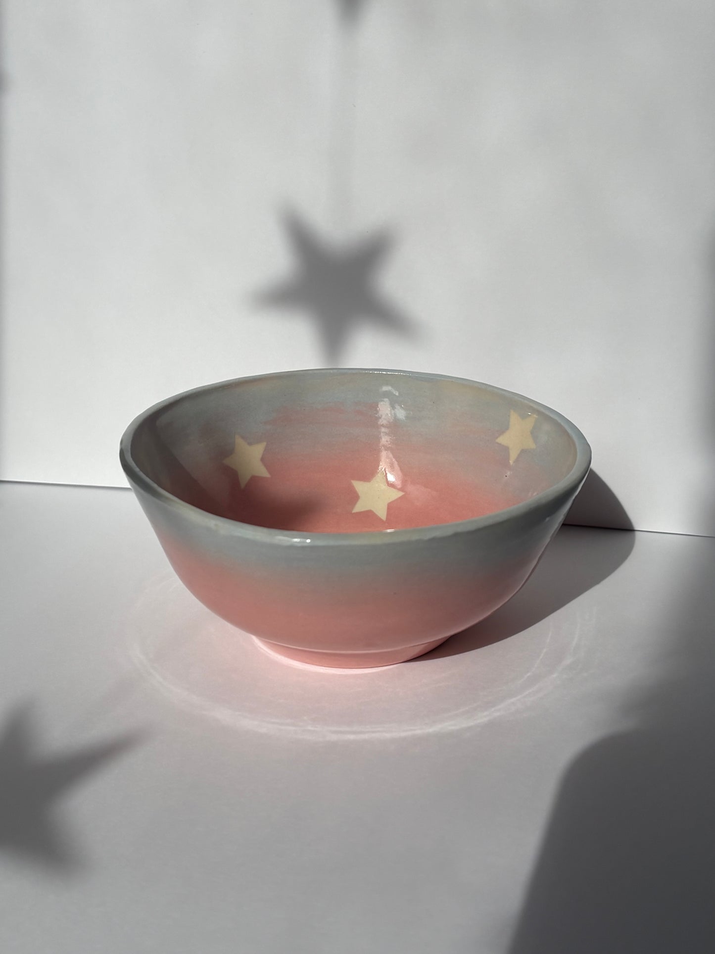 Cotton Candy Stars Dessert Bowl