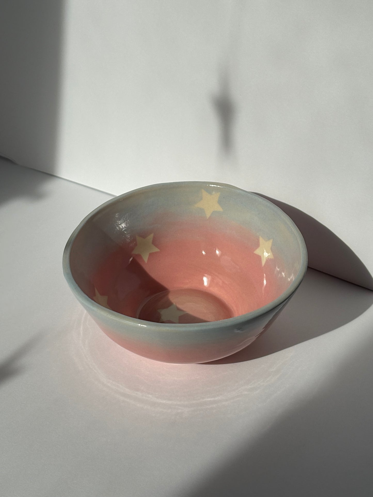 Cotton Candy Stars Dessert Bowl