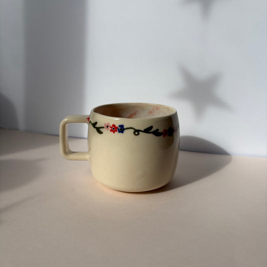 Floral Vine Espresso Cup