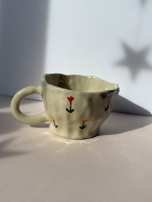 Colourful Spring Tulips Mug