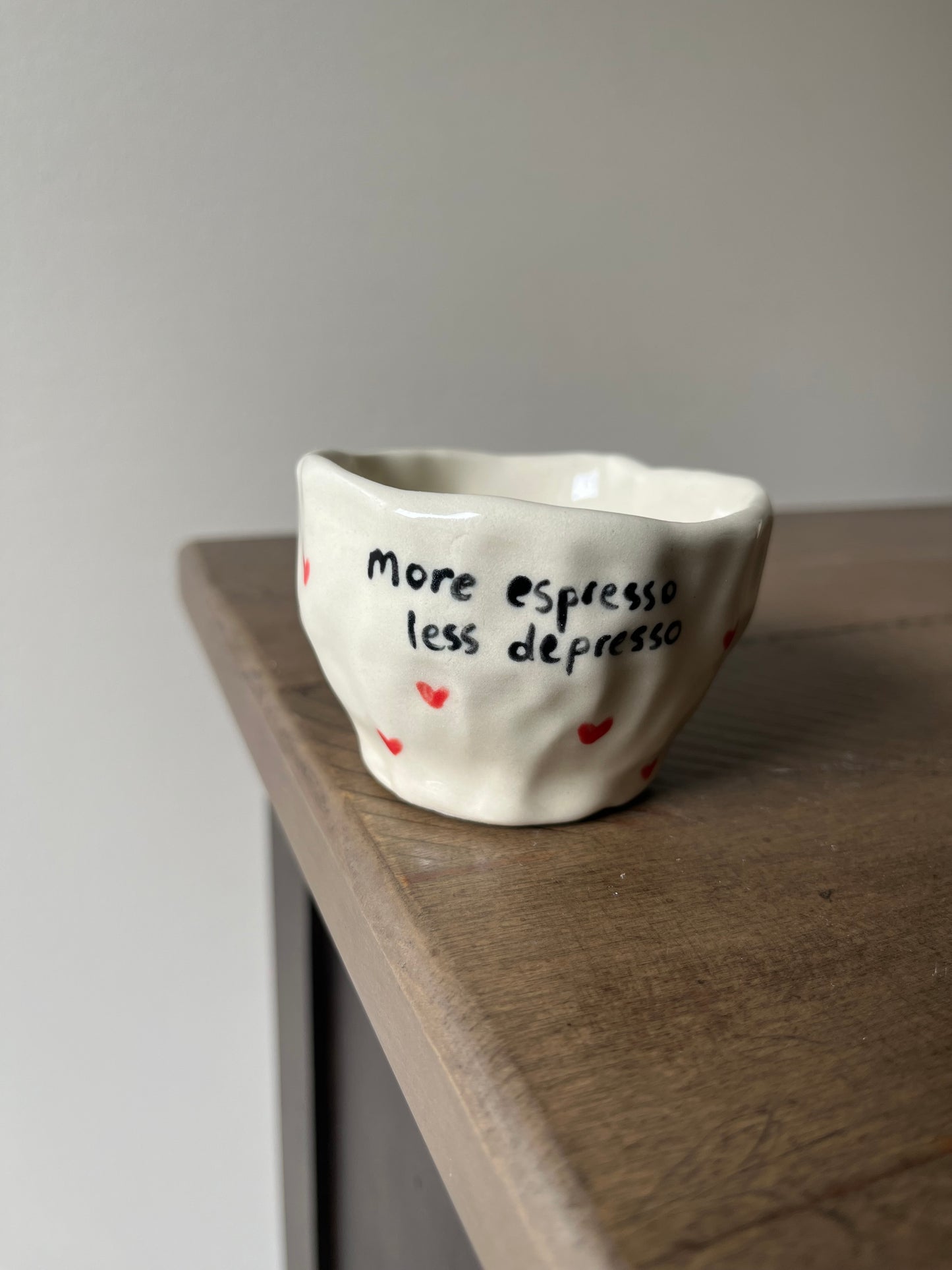 More Espresso Less Depresso Cup