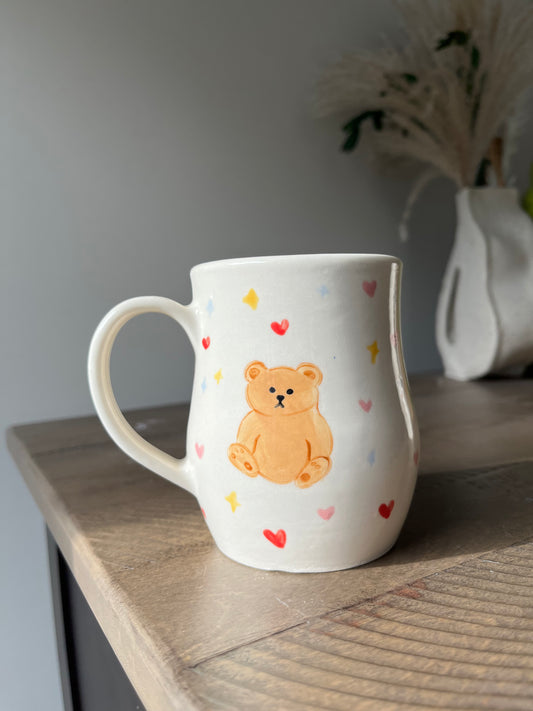 Teddy Bear Curvy Mug